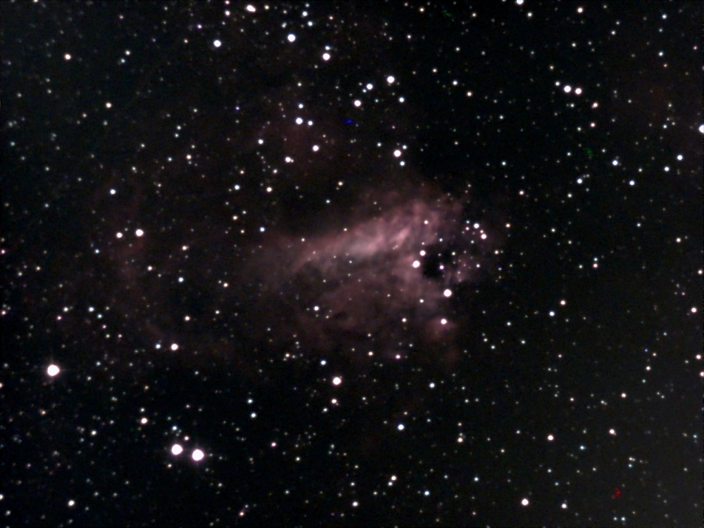 Unistellar - M17 -Oméga Nebula - 44'N 7'E - 10 sept 2022