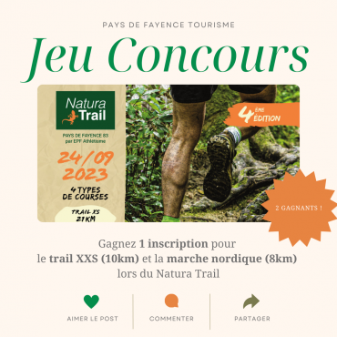Jeu concours - Natura Trail