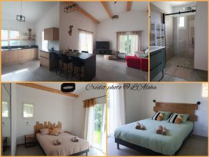 Salon, chambres et salle de bain