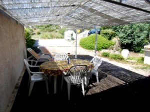 Terrasse gite les Mimosas