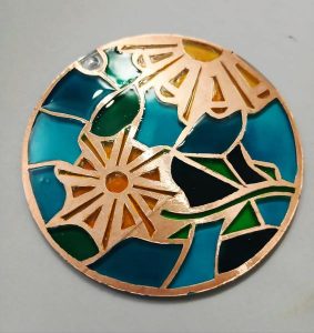 Atelier à l’Oustaou dou païs- porte-clé mimosa_Tanneron