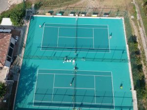 Terrains de tennis