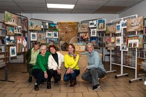 Exposition « Peindre sur toile de jute »_Bagnols-en-Forêt