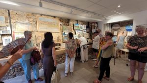 Espace Le Rayol -Exposition « Peindre sur toile de jute »_Bagnols-en-Forêt