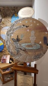 Espace Le Rayol -Exposition « Peindre sur toile de jute »_Bagnols-en-Forêt