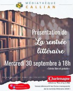 Septembre à la Médiathèque de Callian_Callian